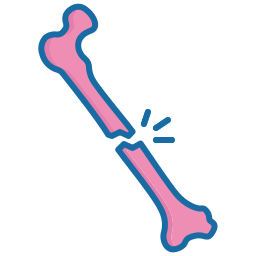 Broken bone icon