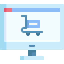 Online shopping icon
