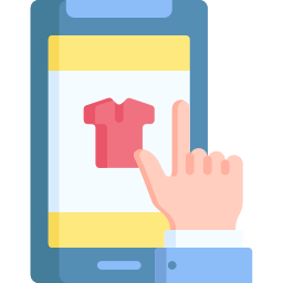 Online shopping icon
