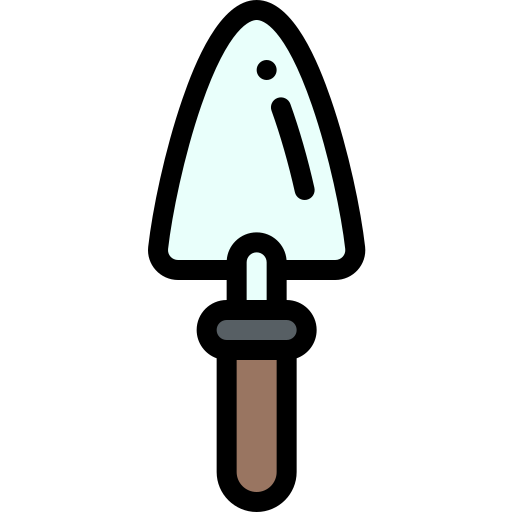 Shovel Detailed Rounded Lineal color icon