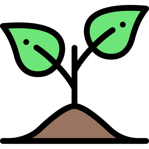 sprießen Detailed Rounded Lineal color icon