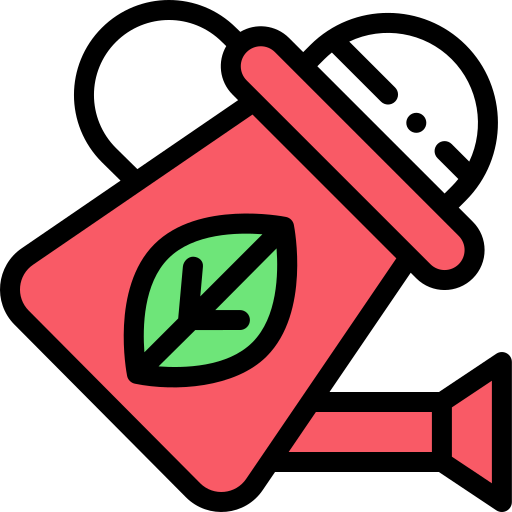 Regadera Detailed Rounded Lineal color icono
