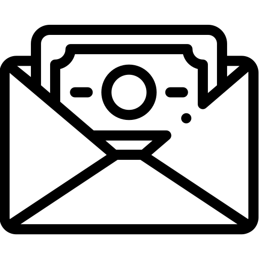 Money Detailed Rounded Lineal simge