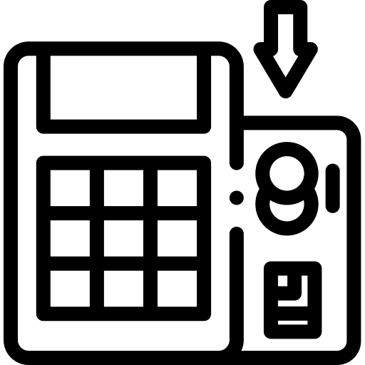 Point of service Detailed Rounded Lineal icon