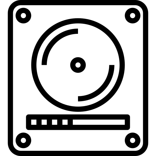 Harddrive Payungkead Lineal icon