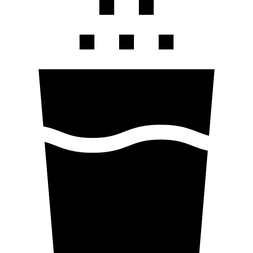 mondwater Basic Straight Filled icoon