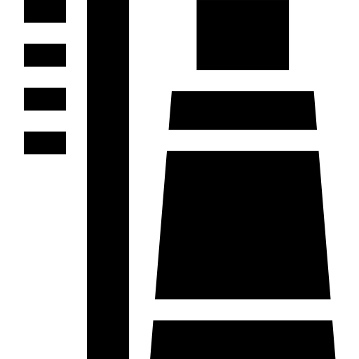 Dental Basic Straight Filled icon