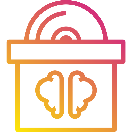 Disc Payungkead Gradient ikon