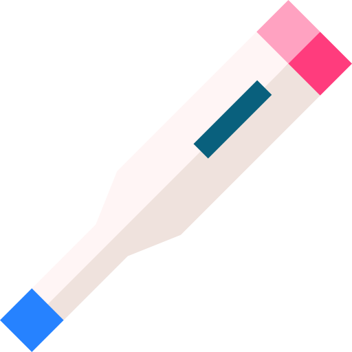 Thermometer Basic Straight Flat simge