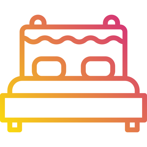 Bed Payungkead Gradient icon