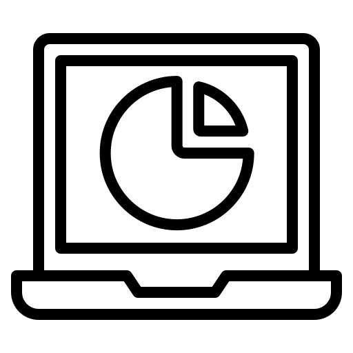 Laptops Generic black outline icon
