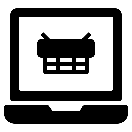 Laptops Generic black fill icon