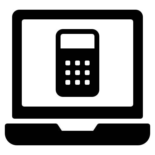laptops Generic black fill icoon