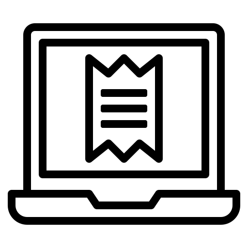 Laptops Generic black outline icon