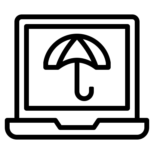 Laptops Generic black outline icon