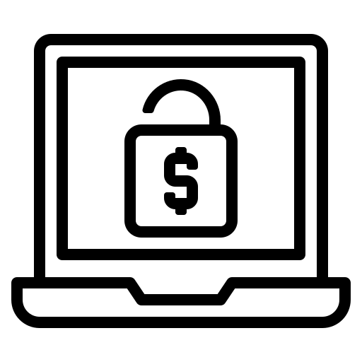 Laptops Generic black outline icon