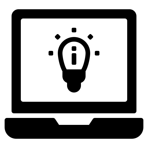 Laptops Generic black fill icon