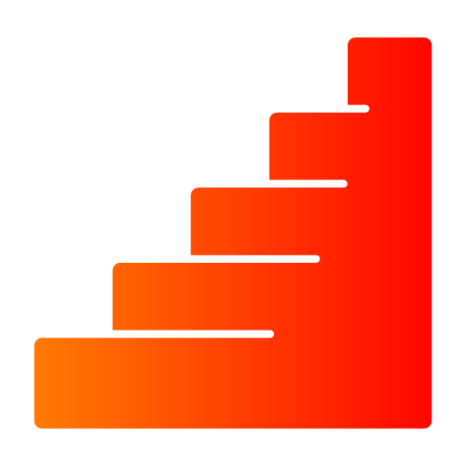 Stairs Generic gradient fill icon
