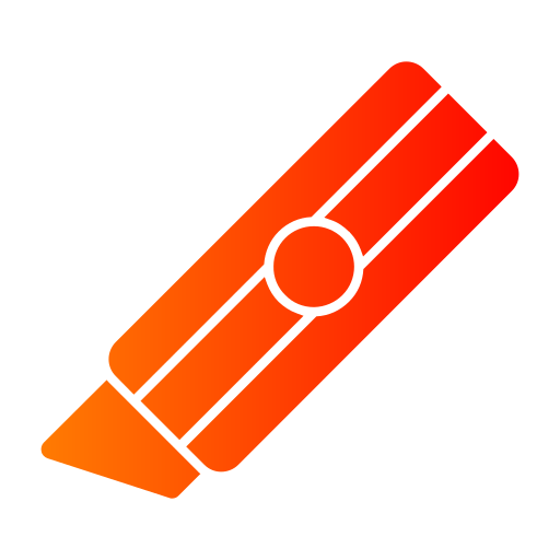 Cutter Generic gradient fill icon