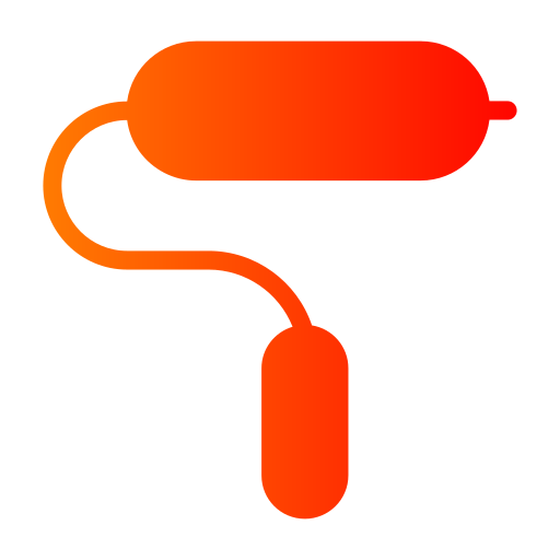 Paint roller Generic gradient fill icon