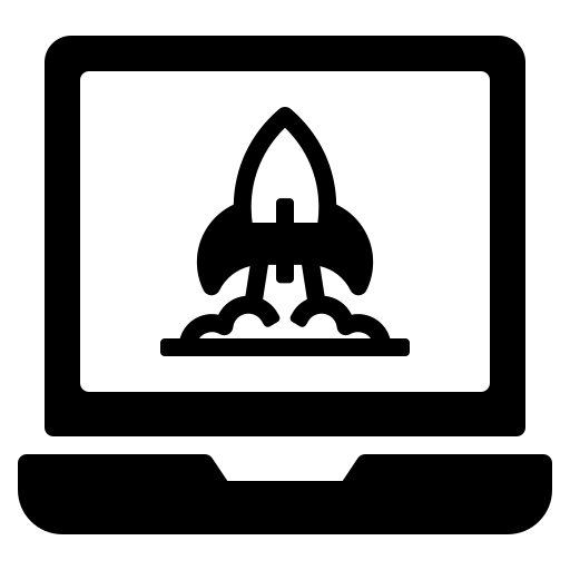 Laptops Generic black fill icon
