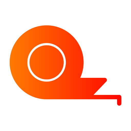 Measuring tape Generic gradient fill icon