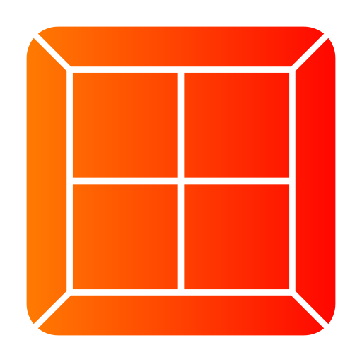 Window Generic gradient fill icon