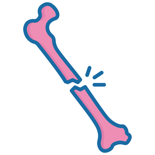 Broken bone Generic color lineal-color icon
