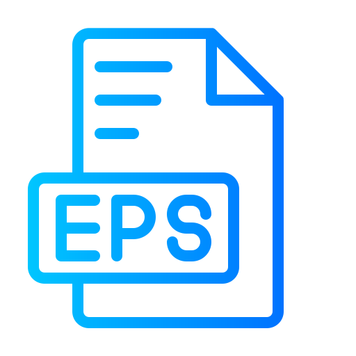Eps Generic gradient outline icon