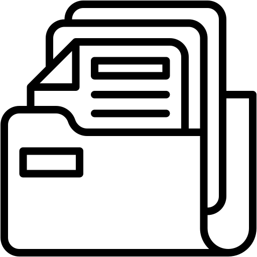 Folder Generic black outline simge