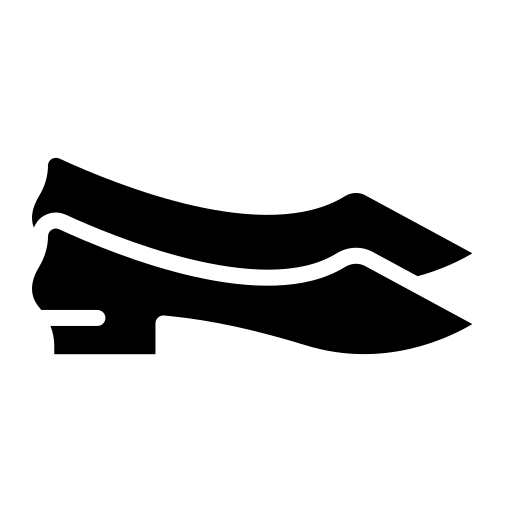 Ballet flats Generic black fill icon