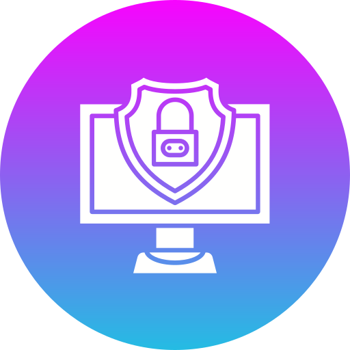 보안 시스템 Generic gradient fill icon