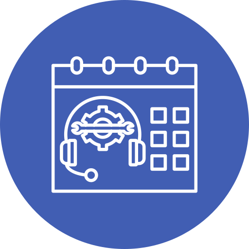 Schedule Generic color fill icon