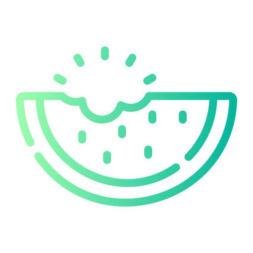 Watermelon Generic gradient outline icon