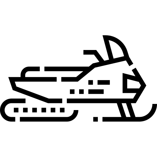 Snowmobile Detailed Straight Lineal icon