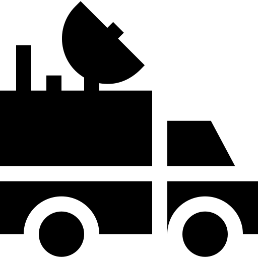 van Basic Straight Filled icône