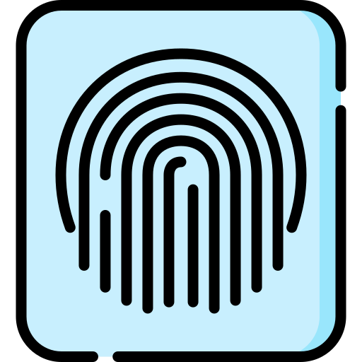 Fingerprint Special Lineal color icon