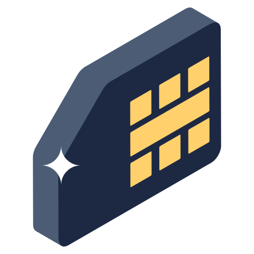 sim Generic Isometric icoon