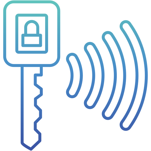 Smart key Generic Gradient ikoni