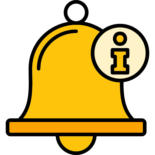 Notification bell Generic Outline Color icon